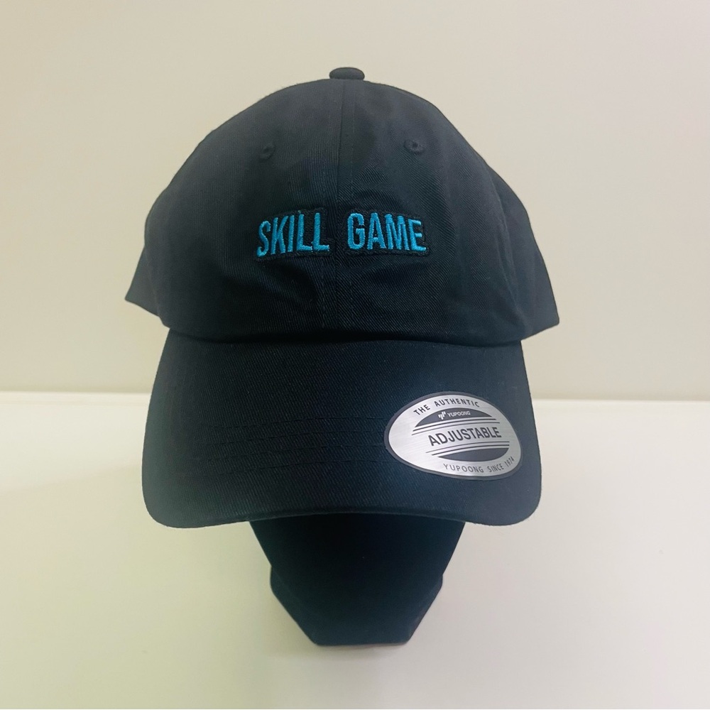 The Classic Black “Skill Game” Baseball Cap. NWOT